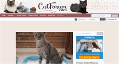 Desktop Screenshot of catforum.com